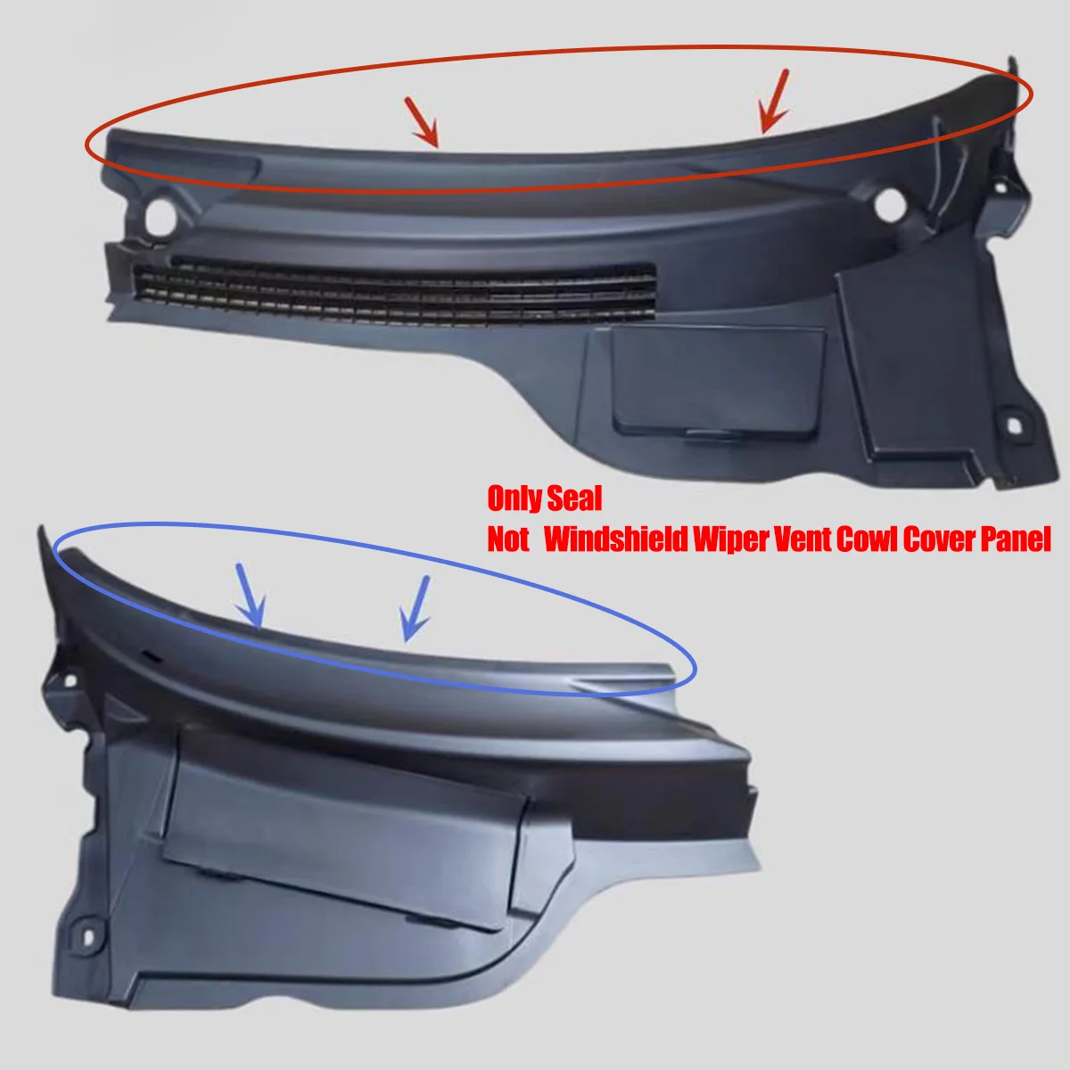 Windshield Cowl Cover Apron Seal Trim Weatherstrips Left Right Pair For Mini Cooper R55 R56 R57 2007-2015