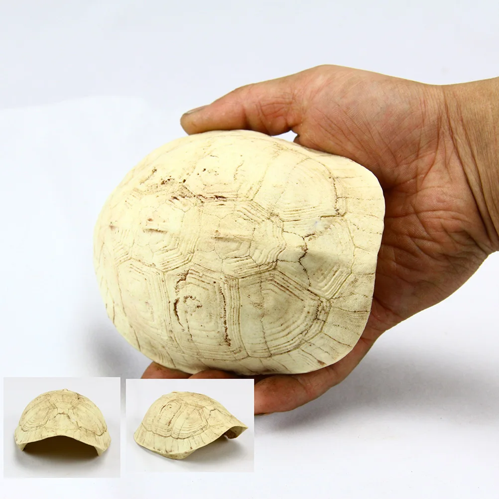 

Resin Turtle Shell Cave Reptile Habitat Hides Small Shells Durable Safe Non Toxic Natural Use Gift Pet Supplies Eco