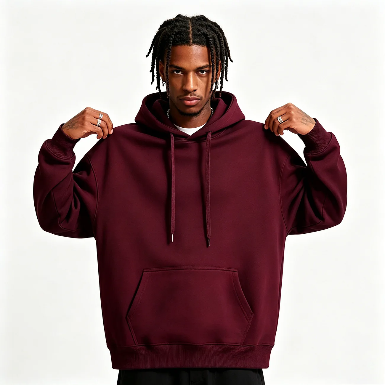 Herren- und Damen-Hoodies in Unifarben mit Taschen, Sport- und Fitness-Sweatshirts, modische Freizeitpullover in mehreren Farben – Detail 29