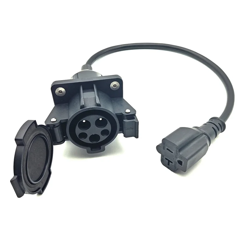

A02Q-EV Charger Adapter With 0.3M Cable J1772 To NEMA 5-15/5-20 For Bike Scooter One Wheel US Plug Charger Adapter 110V-220V