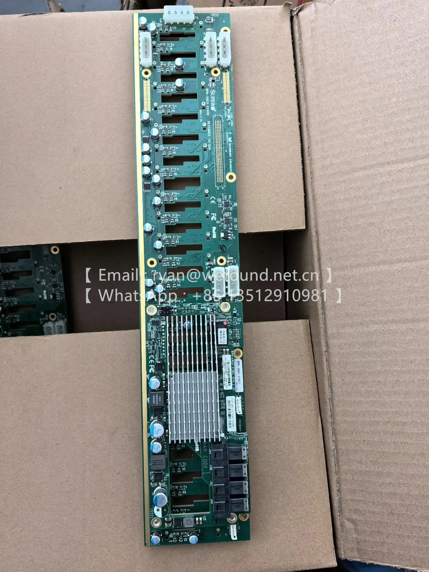 BPN-SAS3-216EL1 2U single expander backplane BPN-SAS3-216EL