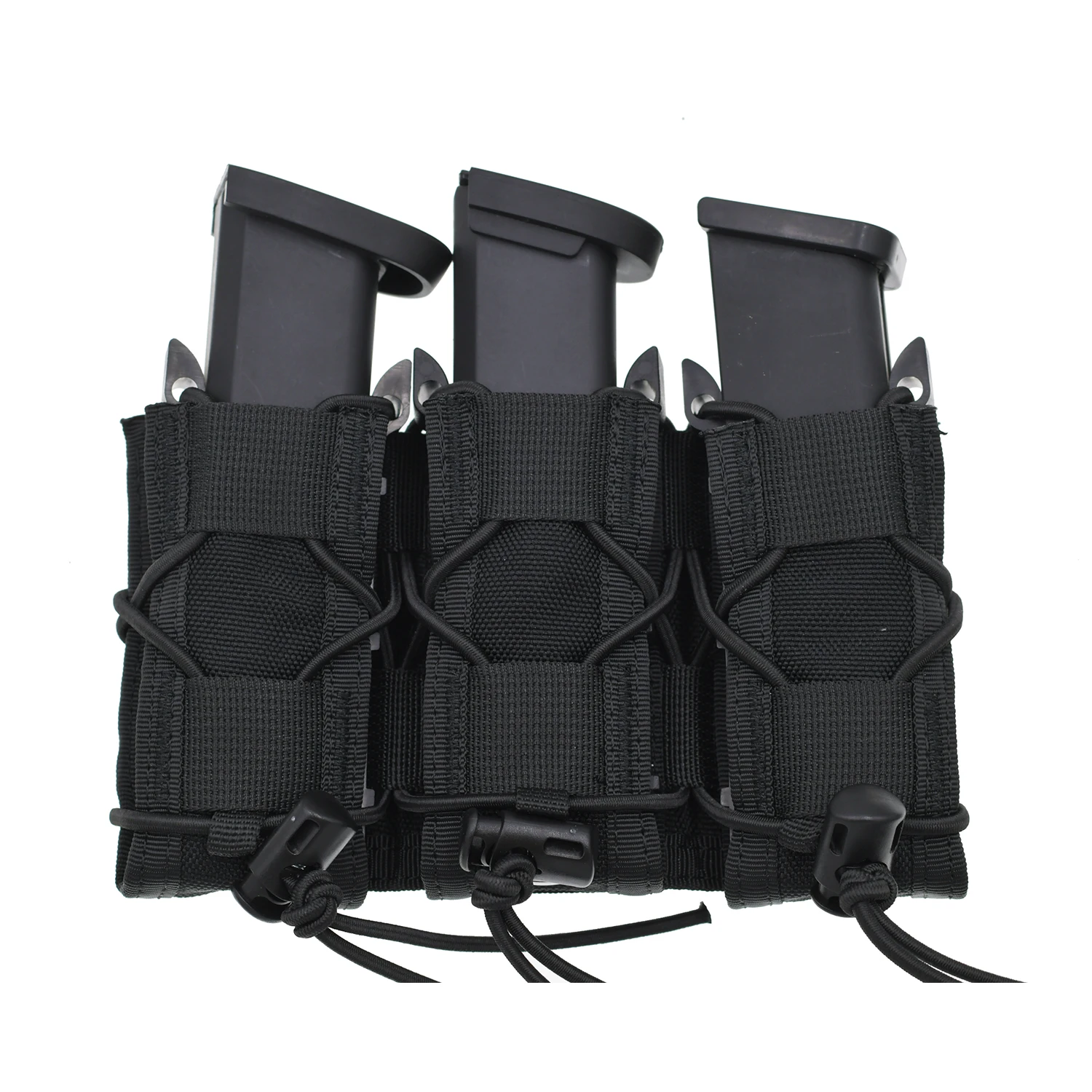 TACGEAR Double Triple Molle Mag Pouch Pistol Magazine Carrier cartridge for 9mm .40 .45ACP Handgun Magazines EDC Airsoft