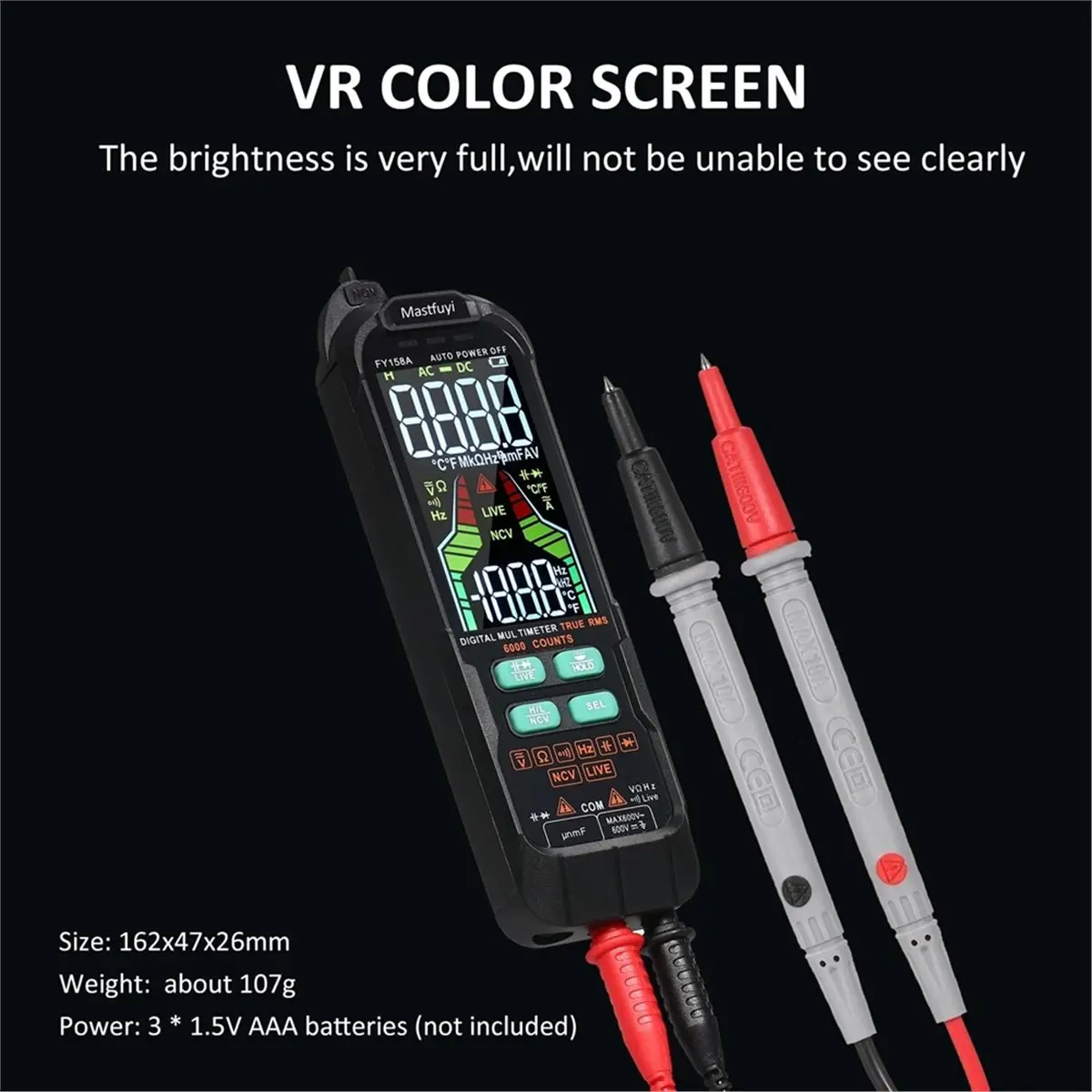 【MUST-HAVE LIST】  FY159B Digital Intelligent Multimeter Fully Automatic Portable Multimeter Digital Display Multimeter 2025 New