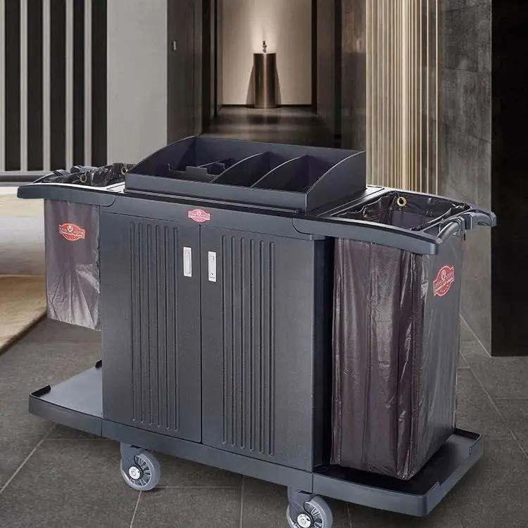 Room service cart Cleaning and cleaning Linen Push cart Silent wheel