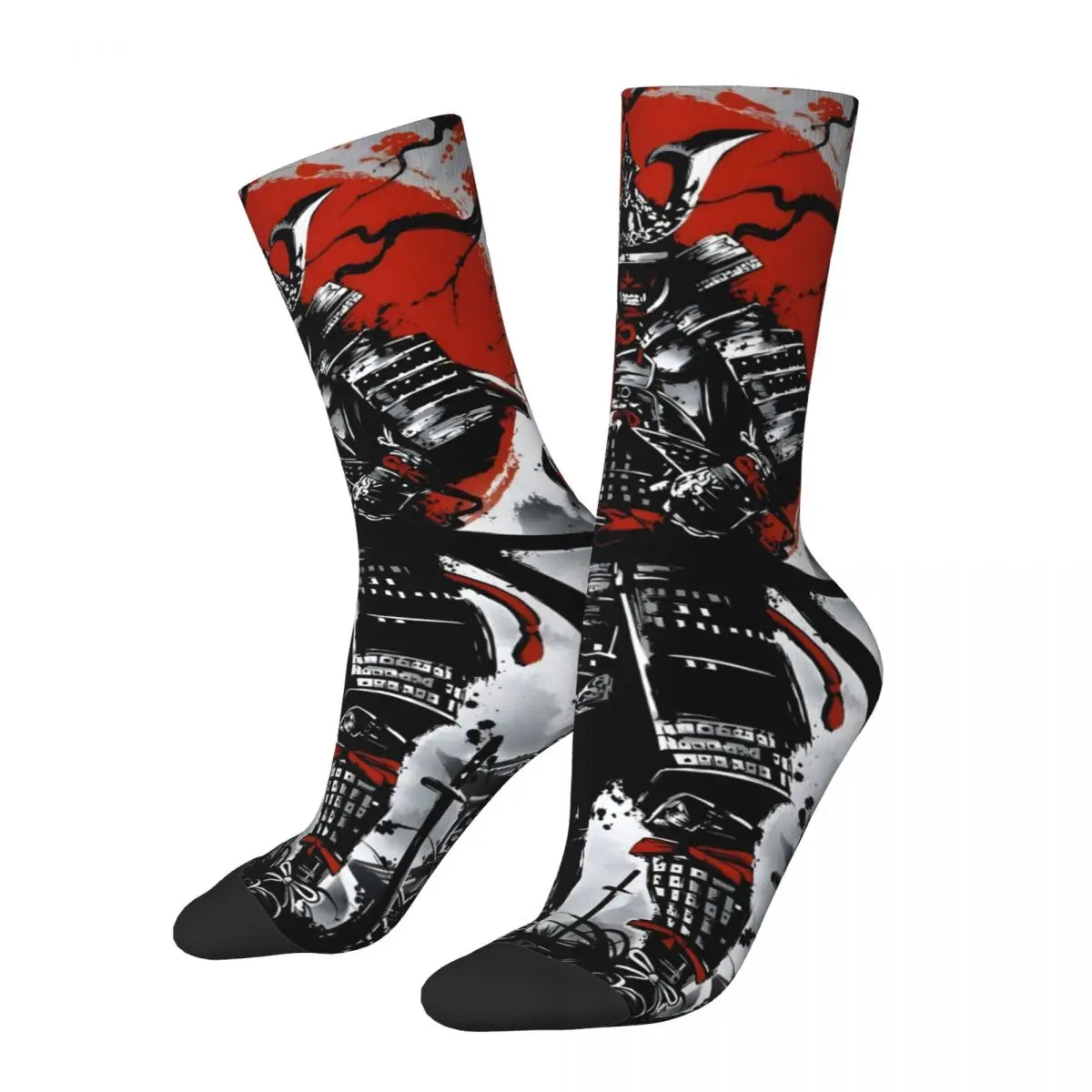 Janpanese Samurai Kawaii Socks Gym Cartoon Pattern Socks