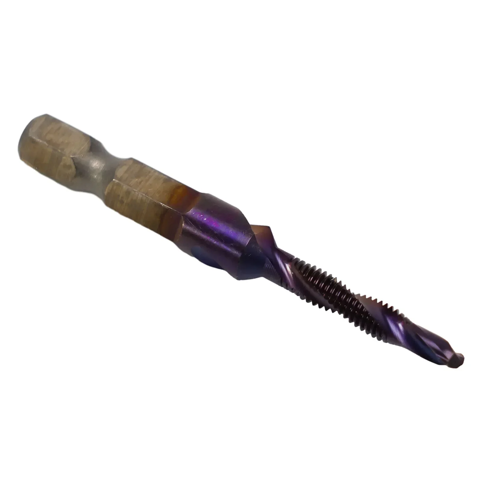 Punta da trapano pratica di alta qualità con codolo esagonale per una perforazione e un maschiatura rapida Rubinetto composto in acciaio ad alta velocità M3-M10