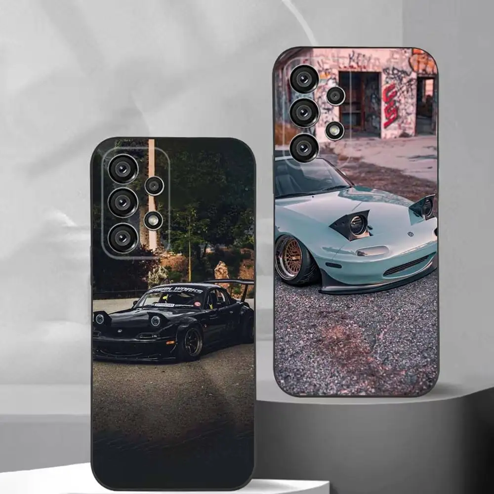 

M-Miata M-Mx5 Phone Case For Samsung S25,S24,S21,S22,S23,S30,Ultra,S20,Plus,Fe,Lite,Note,10,9,5G Black Cover