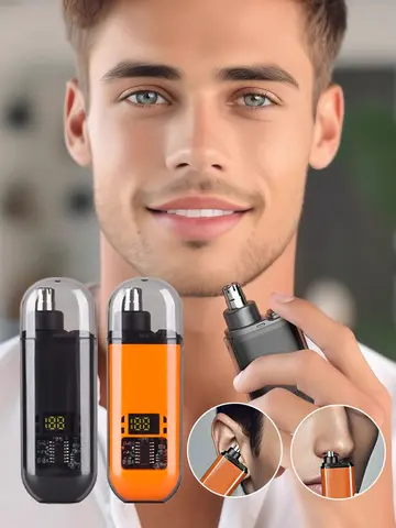 Nose Hair Trimmer Rechargeable Electric Nose Hair Remover Men Eyebrow Hair Shaving Razor Mini Pocket Portable Nose Hair Clipper
