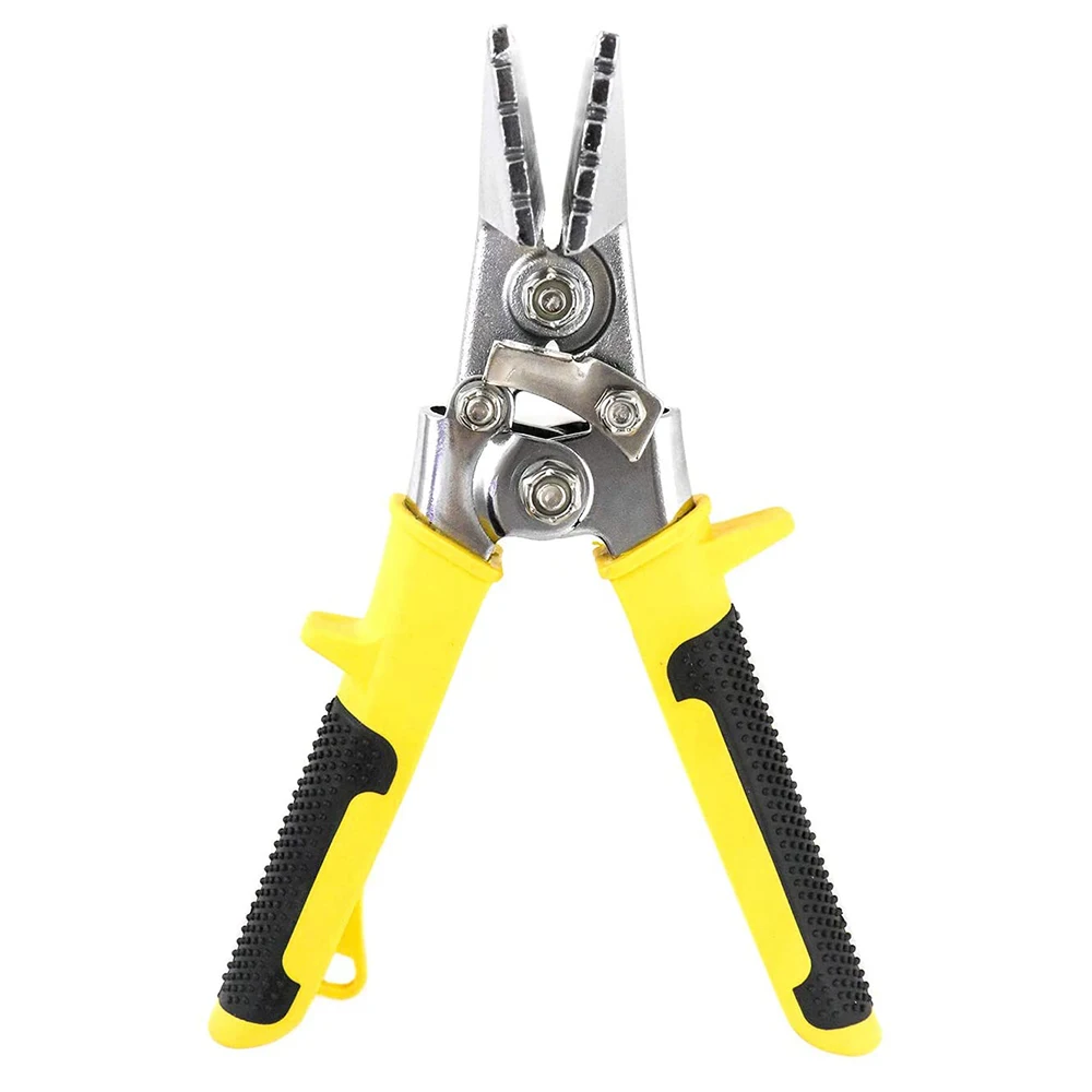 

BYBS-Hand Seamers Sheet Metal Tools 6 Inches Manual Metal Bender Tool Straight Hand Seamer Tongs Multifunction Folding Pliers
