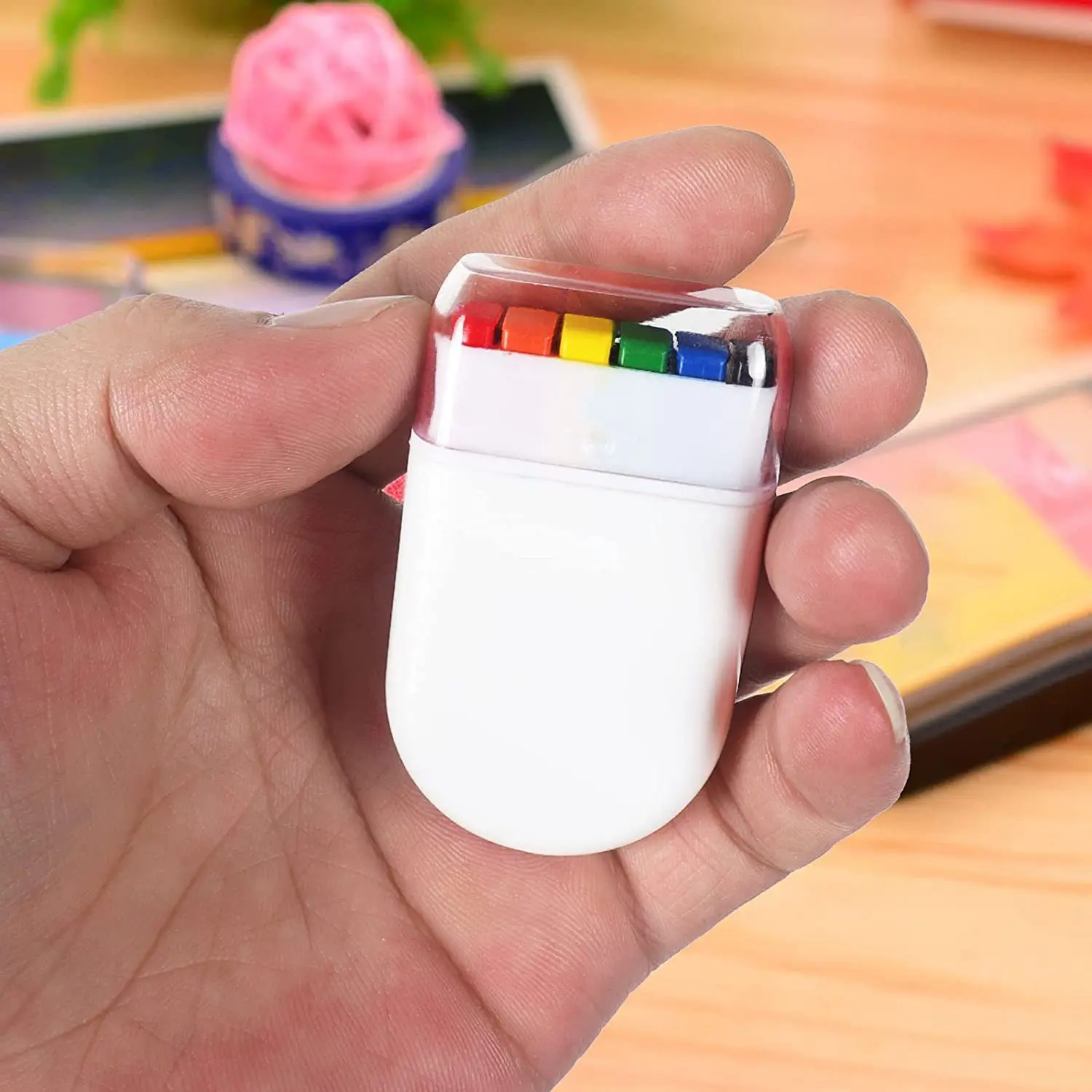 Rainbow Crayon Paint Rainbow Birthday Party Colourful Theme Party Accessories Party Family Costume Gift Pocket Size