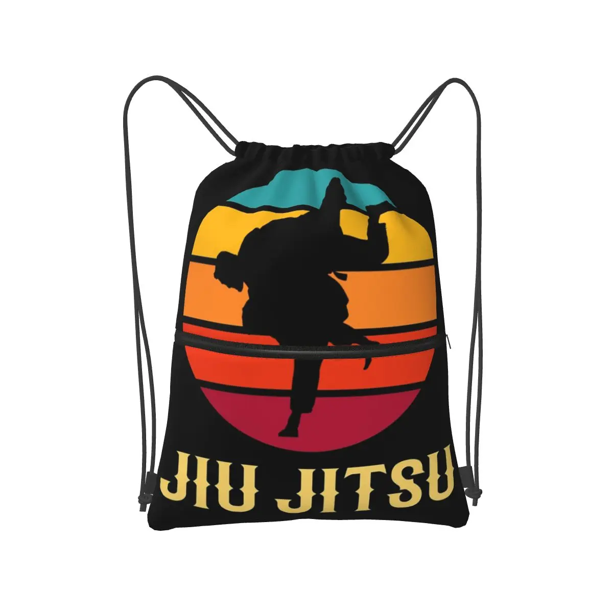 

Рюкзаки с дизайном Brazilian Jiu Jitsu Sunset Design, повседневные сумки на шнурке, спортивные сумки, сумки для книг для мужчин, женщин, студентов