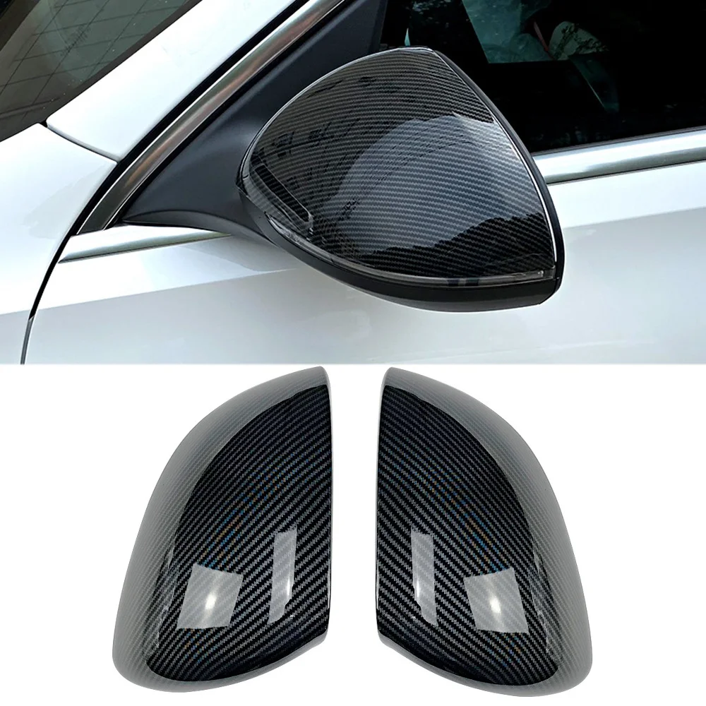 Side Rear View Mirror Cover Trim Side Wing Mirror Caps for Mercedes-Benz 2021 2022 S-Class C-Class W206 W223 Carbon