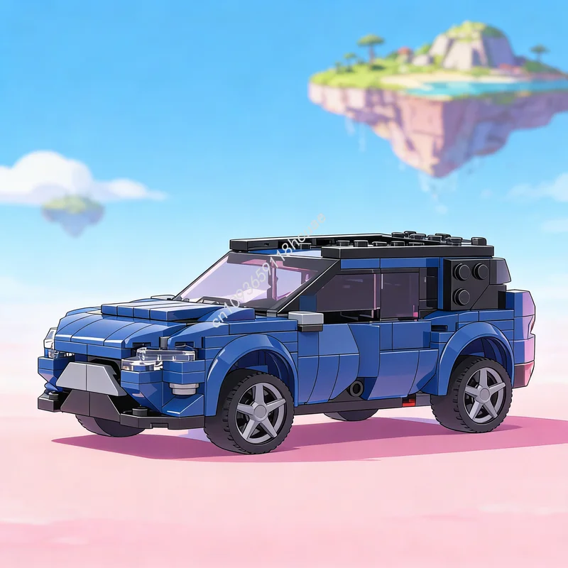 

309 деталей MOC City Champions: Конструктор «Модель Toyota» — развивающая игрушка, креативный подарок на Рождество для детей