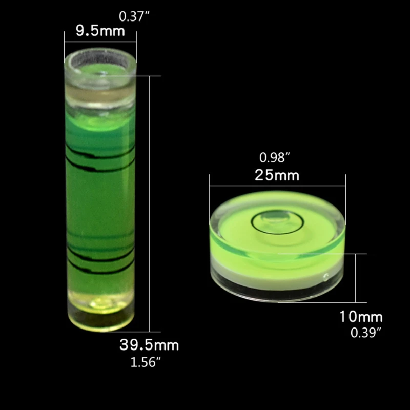 Detector medición precisión nivel burbuja Mini nivelador burbuja para impresora 3D Detección nivelación cama