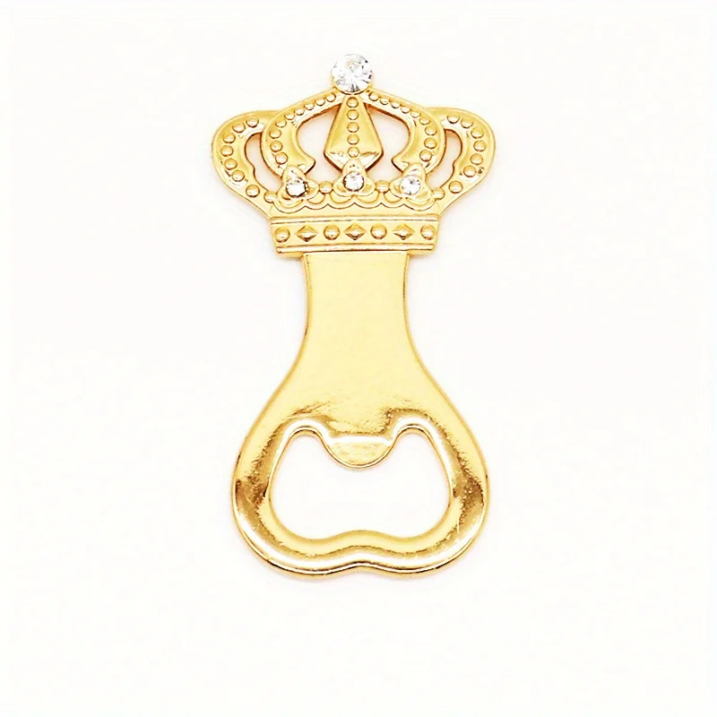 Beer Crown Golden Bottle Opener Party Favors European American Personality Wedding Products Wedding Return Party Gift