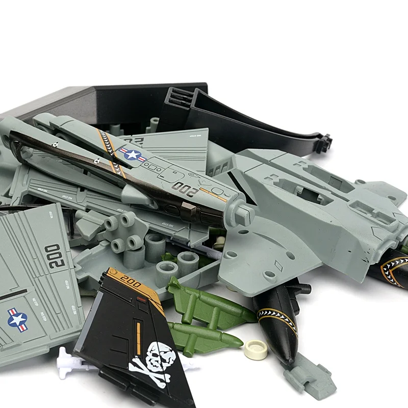 1/72 Kreative Militär-Serie Bausteine F/A-18 Hornet Angriffsjet Mehrzweck-Kampfflugzeug Spielzeug für Weihnachtsgeschenke – Detail 8