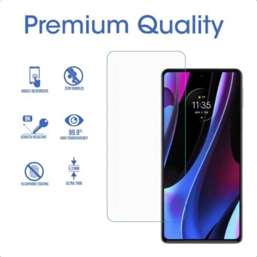 Screen Protector Compatible for Motorola Moto Edge 2022 (6.6 inch)[Not Fit for Moto Edge 2021 Version] Tempered Glass Touch Sen