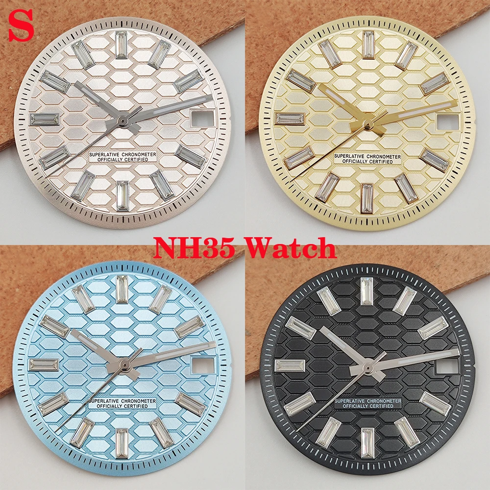 

Новый мужской циферблат NH35, 28,5 мм, подходит для инструмента для ремонта аксессуаров для часов с механизмом NH35