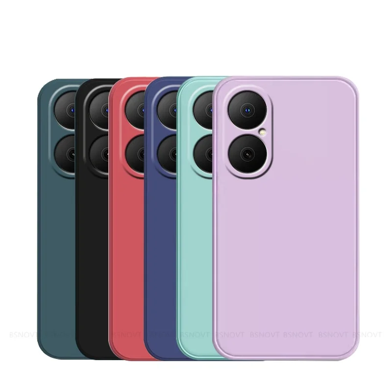 For Huawei Nova Y73 Case Cover Huawei Nova Y73 Capas Shockproof Phone Bumper TPU Original Liquid Silicone Fundas Huawei Nova Y73