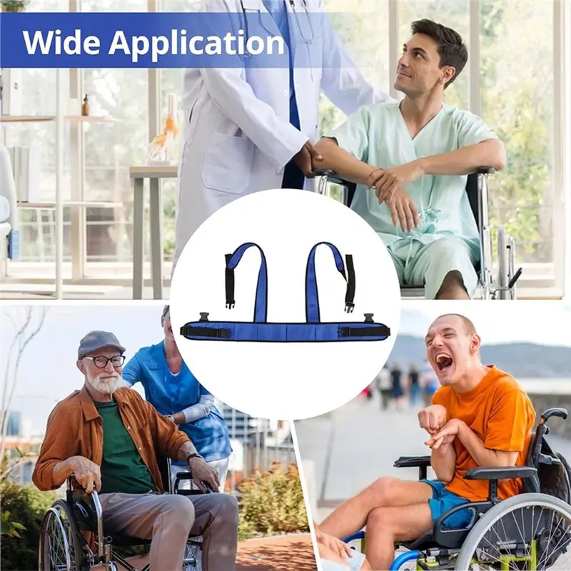 【NOW SAVE】Anti-Fall Support Wheelchair Waist Strap Belt Breathable For Elderly Fixing Straps Nursing Nurs Band For Wheelchair
