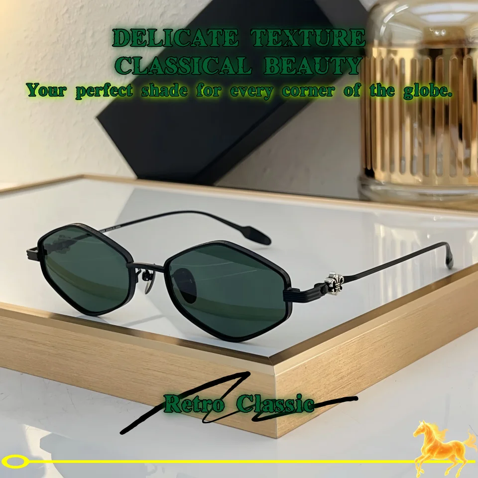

Новые солнцезащитные очки New World Luxury Brand: женские и мужские, с титановой оправой, для отдыха и отпуска, защита UV400, модные, классические, ретро, с гравировкой