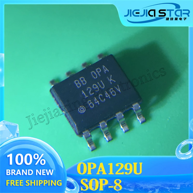 3PCS OPA129U OPA129UK OPA129UB 100% Brand New Genuine SOP8 Operational Amplifier IC Chip Free Shipping Electronics