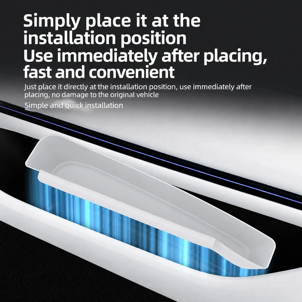 For XPeng MONA L03 2026 Car Door Lower Storage Box TPE Door Side Slot Organizer Upgrade Car Interior Stowing Tidying Accessories