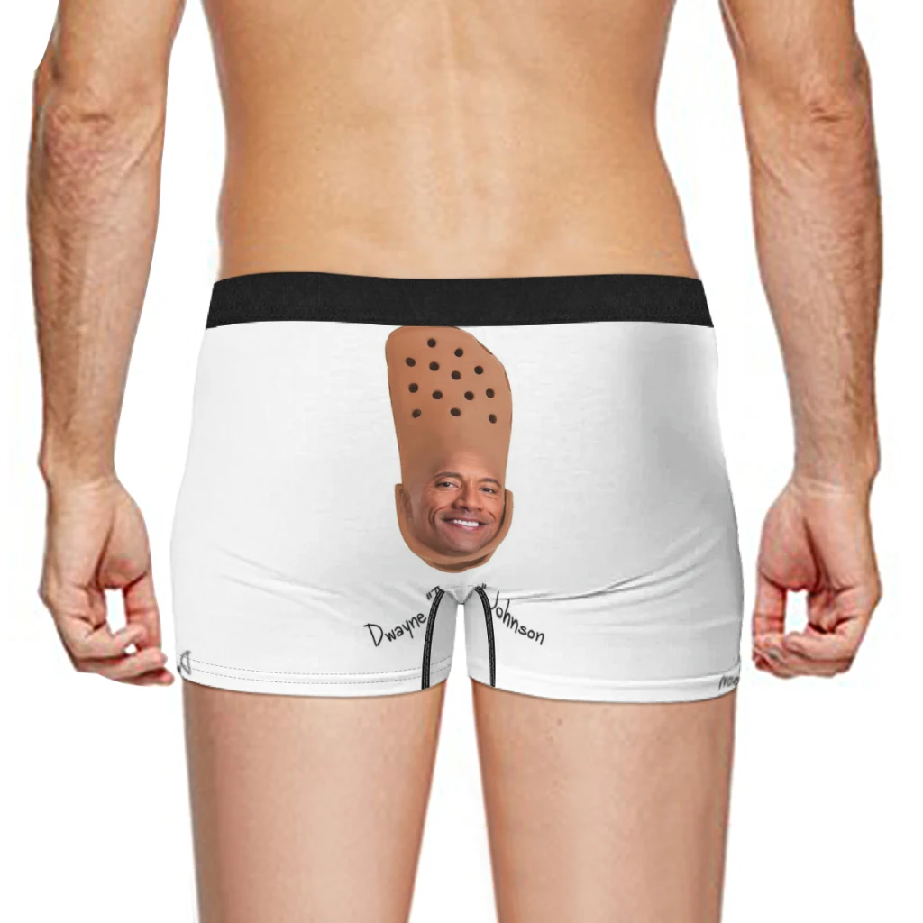 Croc Dwayne The Shrok Johnson Underpants Breathbale Panties Man Underwear Ventilate Shorts Boxer Briefs