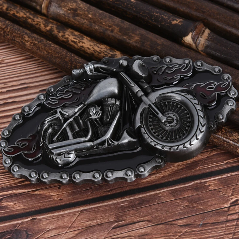 Fashion Men Vintage Motorcycle Modelling Cowboy Alloy Style Belt Buckle