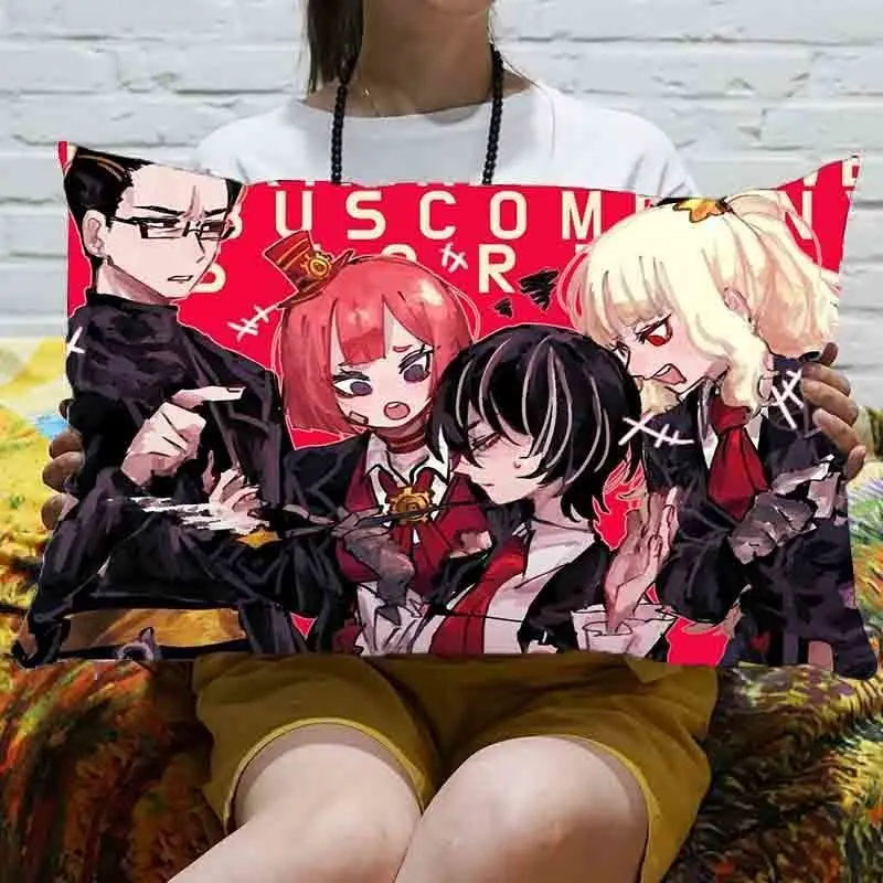 

Аниме Limbus Company окружающая плюшевая кукла Hong Lu Faust равная подушка для тела полуподушка длинная подушка для спинки подушка для сна