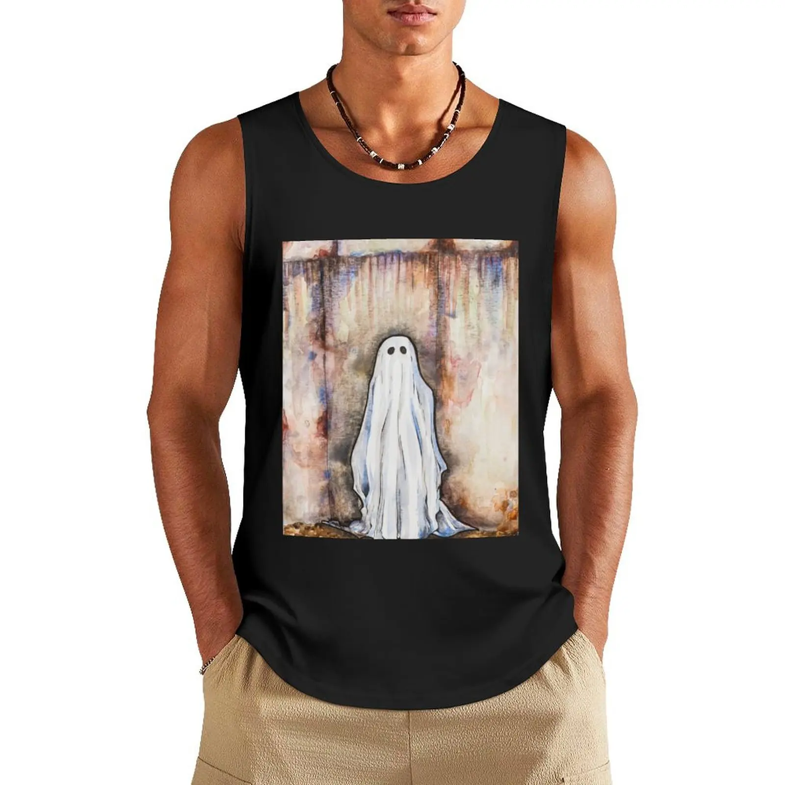 A Ghost Story Tank Top gym for men summer 2024 men clothings