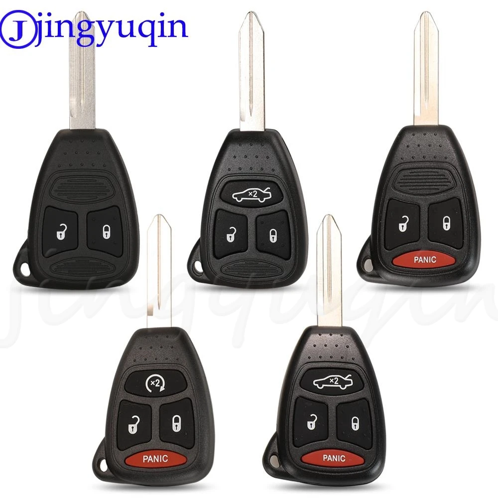 jingyuqin  3/4/5B Remote For Chrysler 300 Aspen For Dodge Dakota Durango For Jeep Grand Cherokee Commander Car Key Shell Cover