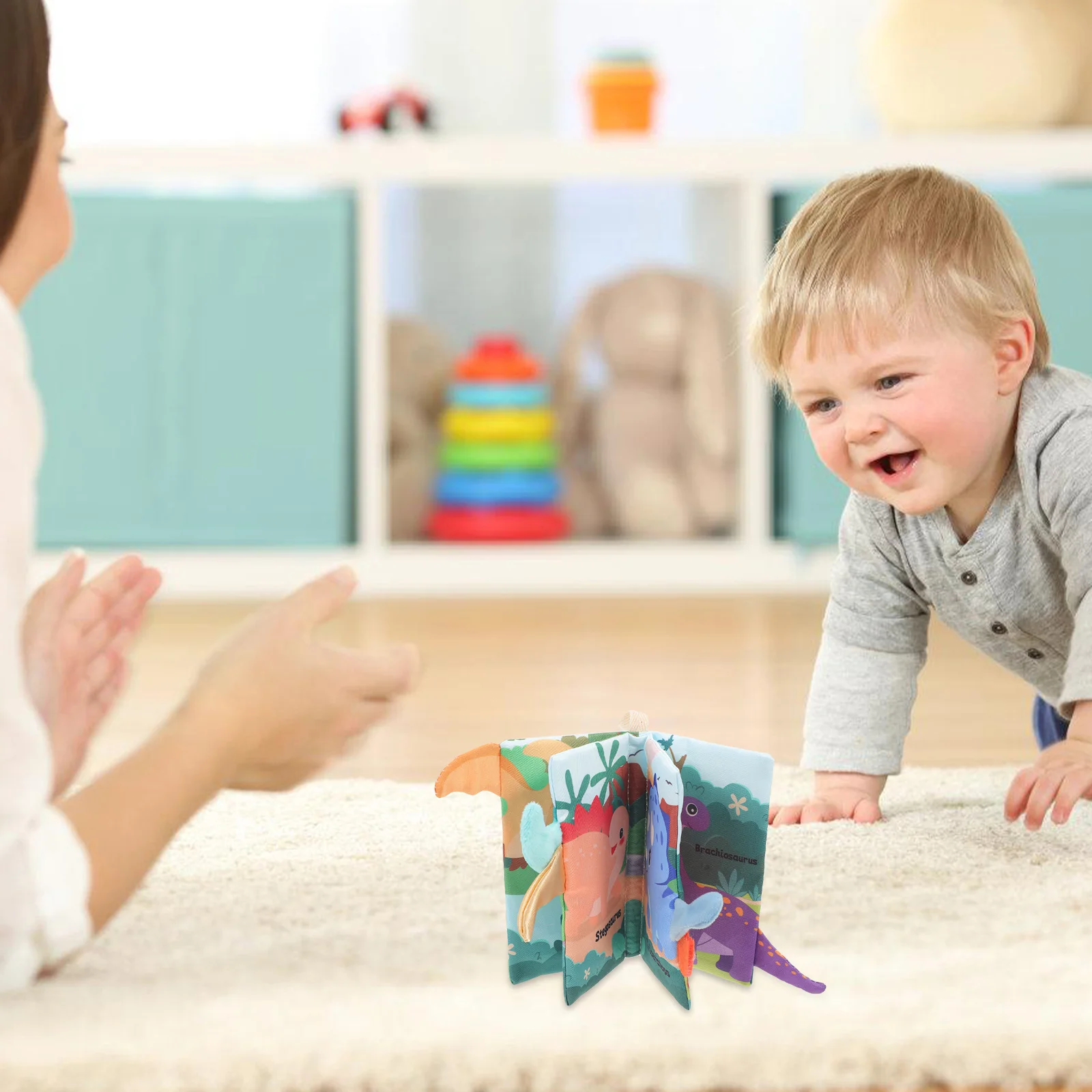 لطيف الحيوان موضوع الطفل القماش كتاب لينة الرضع الحسية التعليم المبكر أداة التنمية المعرفية خفيفة الوزن المحمولة الكرتون