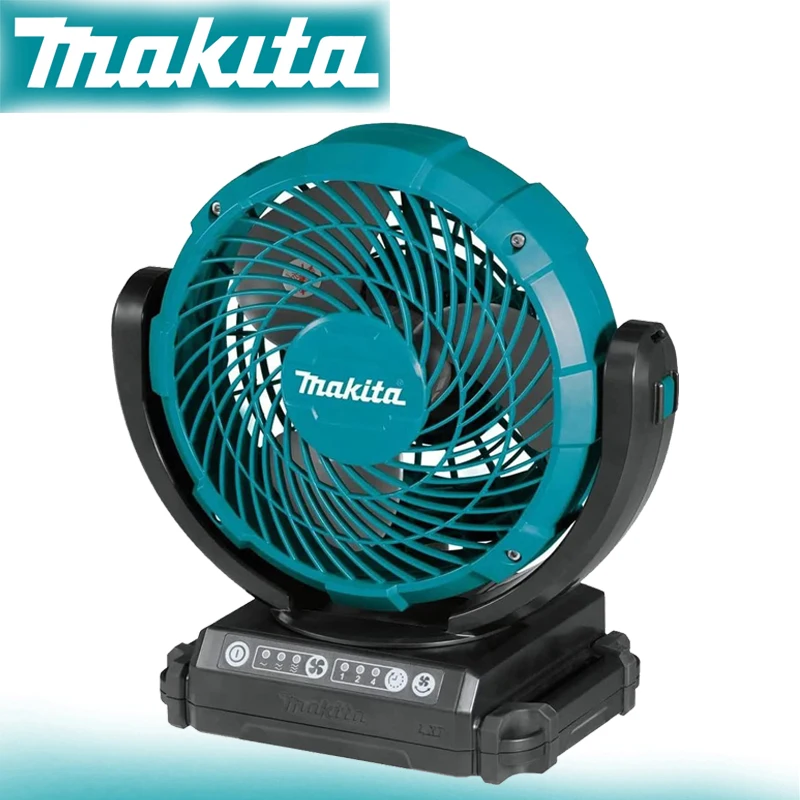 

Makita DCF102Z 18V LXT Rechargeable Electric Fan Multi Purpose Adjustable Head Three Speed Setting Outdoor Table Fan Portable