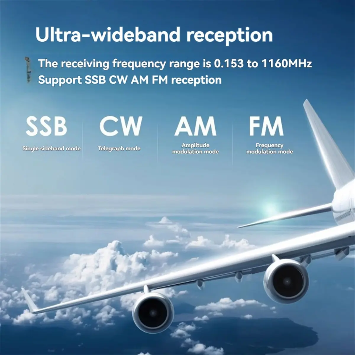 

A40I TK11 Walkie Talkie Taiko Magic Voice 10W Wireless Frequency AM FM CB Ham Amateur Two Way Radio US Plug