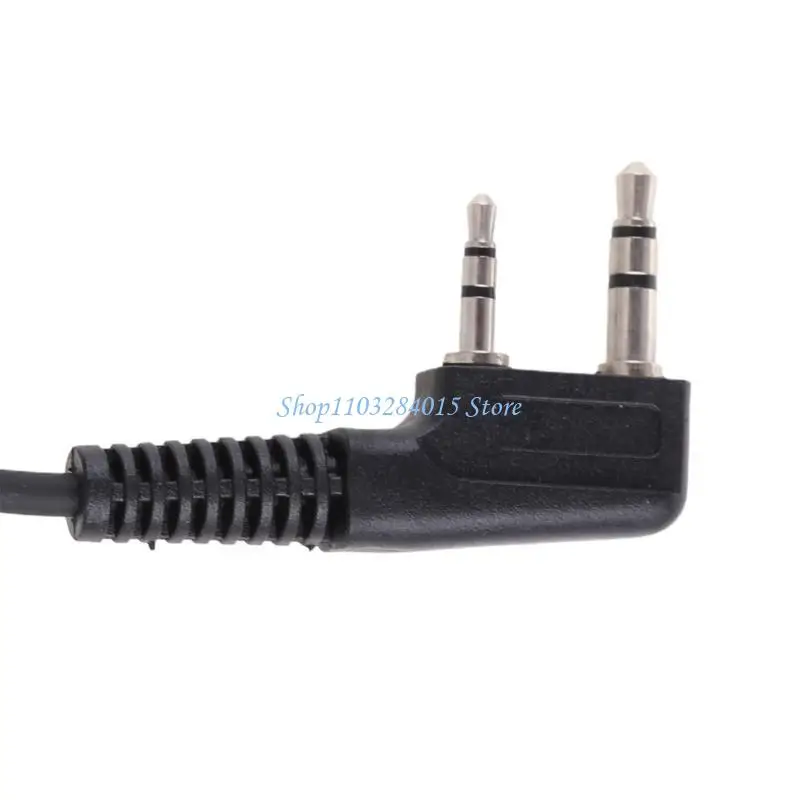R6FF 2 PIN SEALSS PTT MIC HARHOOK EARMPONPONE FOR BAOFENG DO UV-82 UV