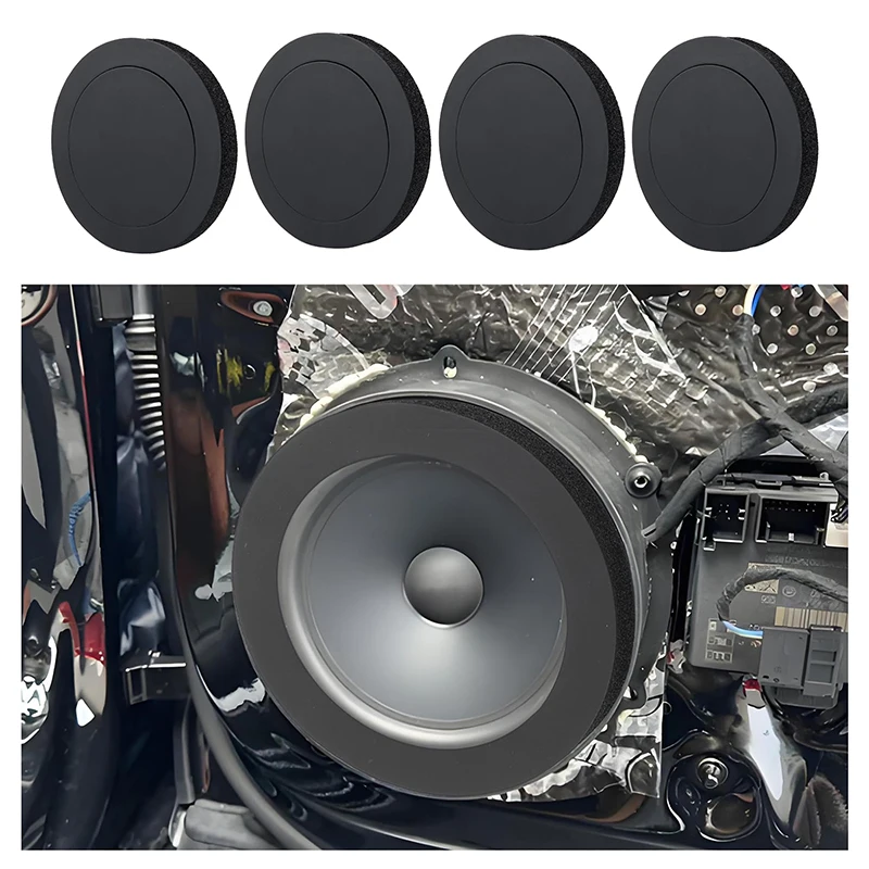 6.5 Inch Sound Insulation Cotton Pad Car Universal Speaker Soundproof Ring Self-adhesive Speaker Insulation Ring