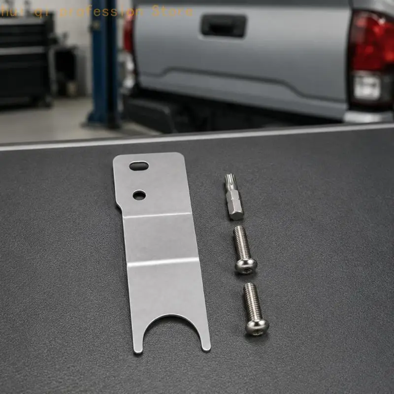 Pickup-Heckklappenschloss mit Schraubensatz und mitgeliefertem Schraubendreher-Bit H8WE – Detail 2