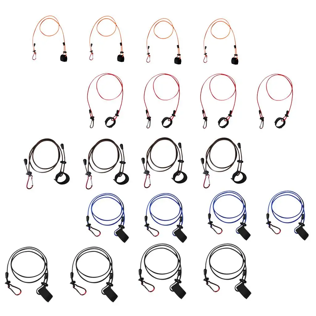 

Kayak Paddle Leash Waterproof Rubber Tether Fishing Rod Holder Boat Supplies Accessories for Canoeing