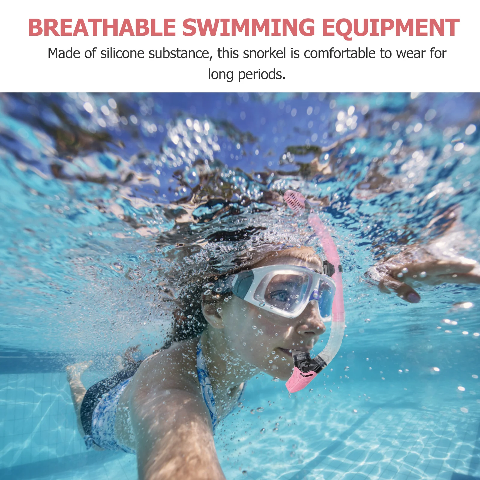 

Snorkel Silicone Professional Diving Tube Comfortable Breath Scuba Diving Accessory Underwater Gear Swim Snorkel