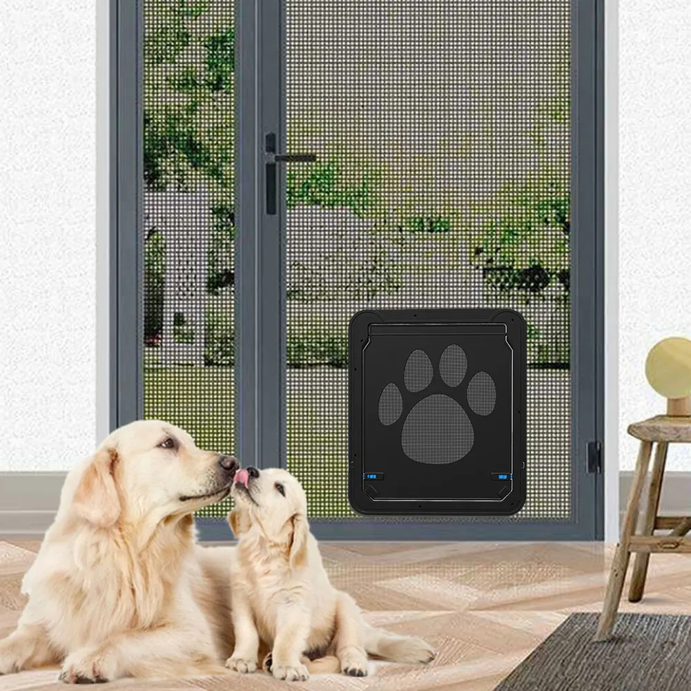 Outdoor Dogs Cats Window Gate Anti Bite Outdoor Function Gates & Ramps Window Safety Self-Closing Flap Gate Pet Doorway