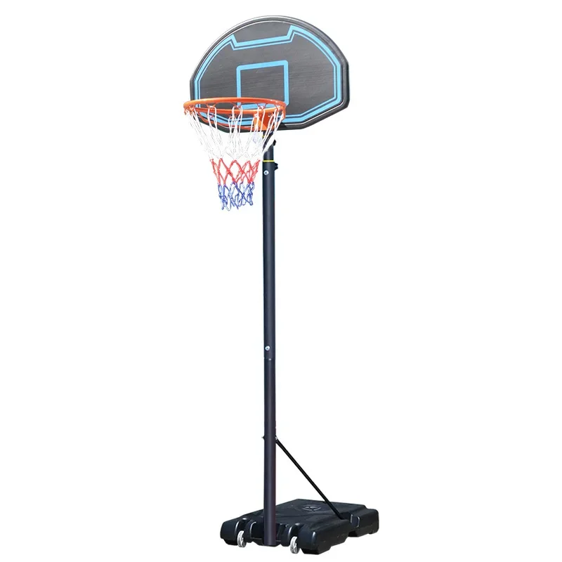 

basketball hoop, children's outdoor movable lifting blue ball frame, home kindergarten training toys