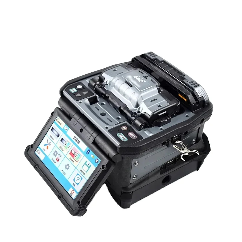 

FSM-90S Fusion Splicer CT-50 Cleaver Fiber Splicing Machine Soudeuse Fibre Optique