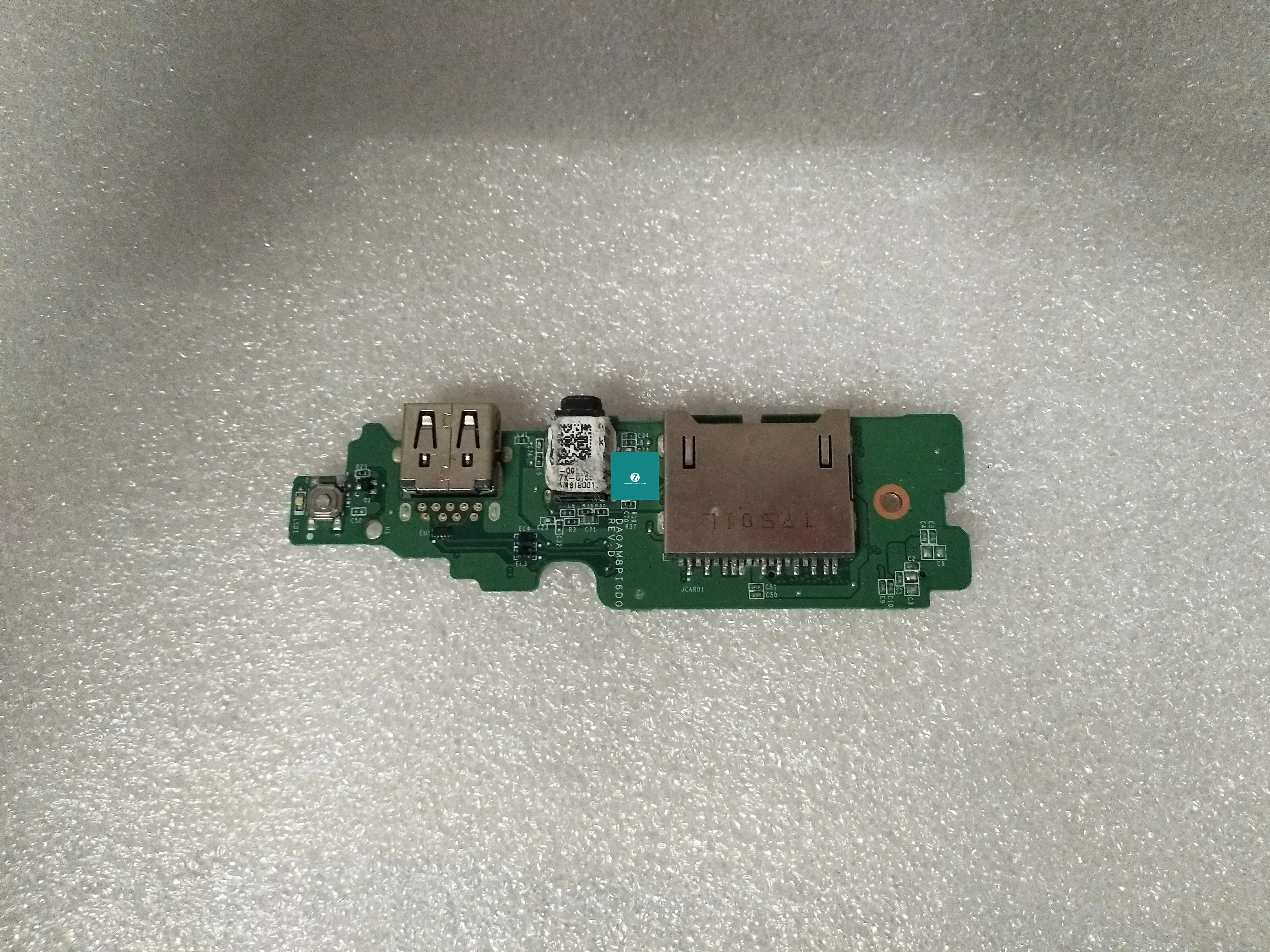 

Оригинальная плата кнопки питания USB AUDIO SD для Dell 14 5459, DA0AM8PI6D0 9XH8W 09XH8W