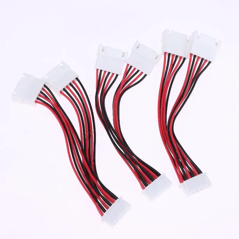 3Pcs/pack XH2.54MM Y-Splitter Cable Male To 2 Female Connector 26AWG Power Extension Cord 2/3/4/5/6 Pin Splitter Cable Adapter