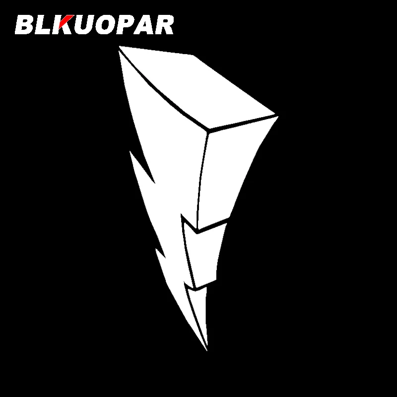BLKUOPAR for Beautiful Electric Stereoscopic Thinking Car Stickers Sunscreen Creative Decals Die Cut Surfboard Skateboard Decor