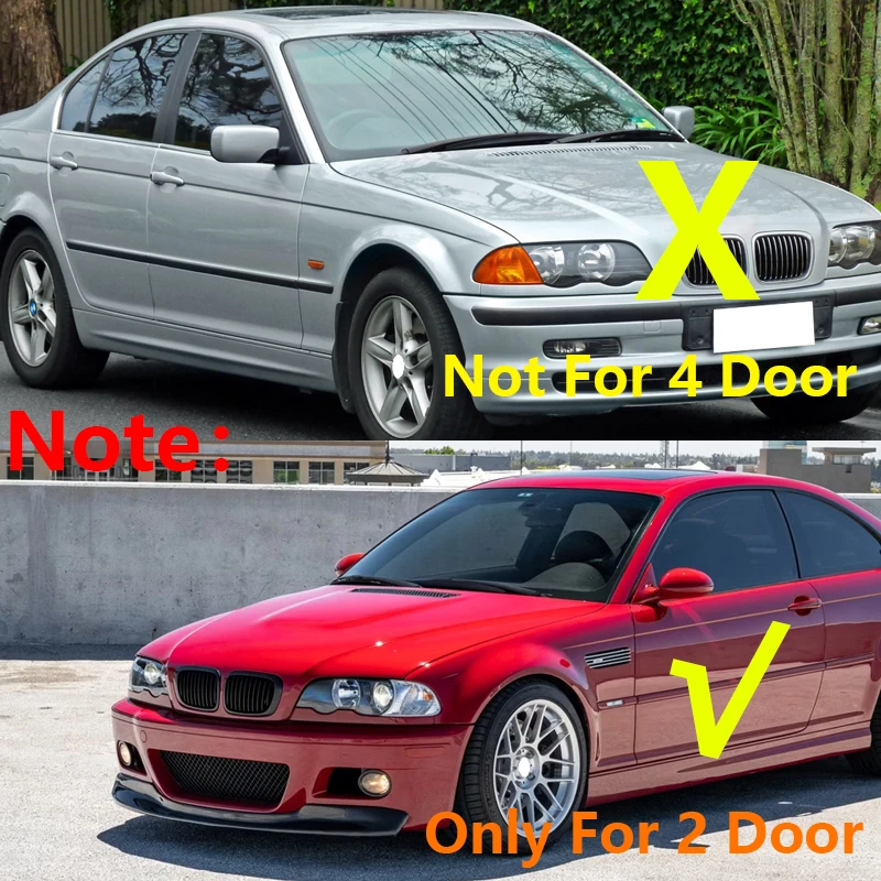 For BMW E46 2-Door 1998 1999 2000 2001 Car Turn Signal Blinker Side Corner Light Lamp Front Fog Light 63126904299 63126904300