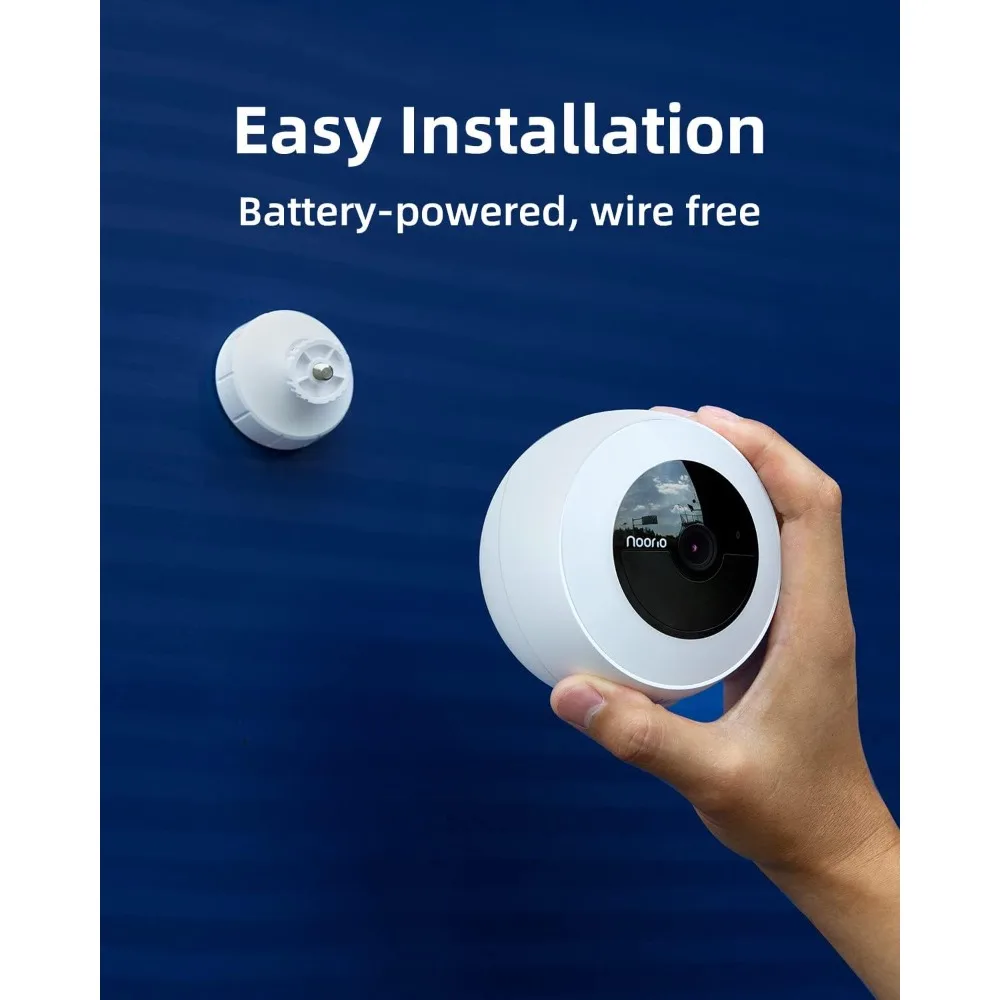 Quad pack telecamera di sicurezza wireless b310 con risoluzione 2K e pacchetto pannello solare A201