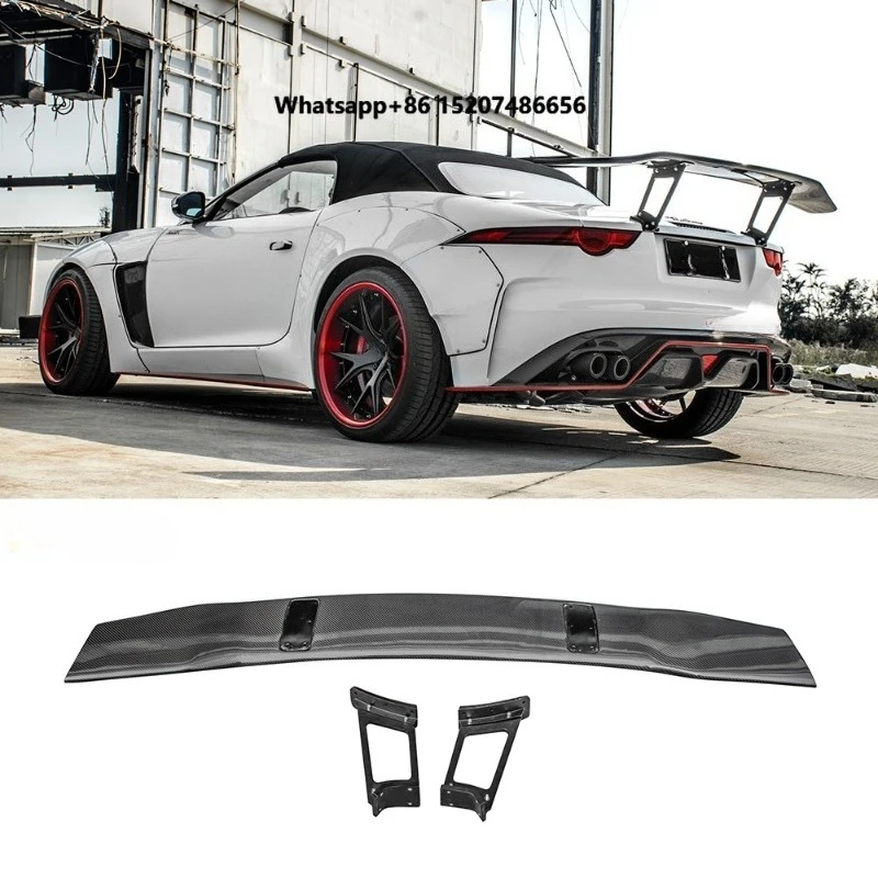 Style Carbon Fiber Rear Trunk Wing Spoiler for  Perfect Fitment Car Accessories