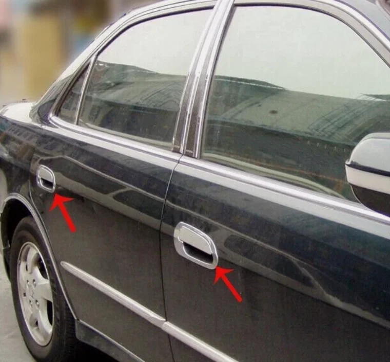 

Premium Grade 8 pc Chrome Side Door Handle Covers Trims for 98-02 Honda Accord Coupe & Sedan